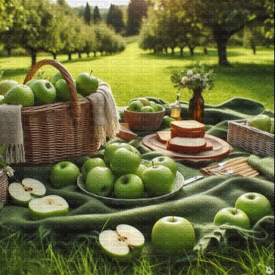 Green Apple Picnic - ücretsiz png