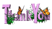 thank you butterflies - Бесплатный анимированный гифка