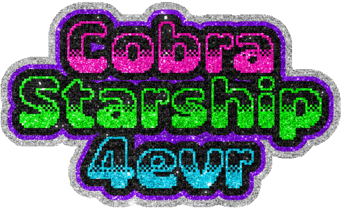 cobra starship glitter graphic - Gratis geanimeerde GIF