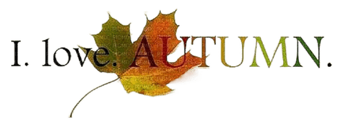 Autumn.Love.Text.Deco.Victoriabea - PNG gratuit
