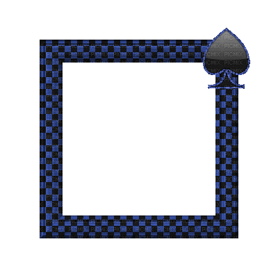 Small Blue/Black Frame - Bezmaksas animēts GIF