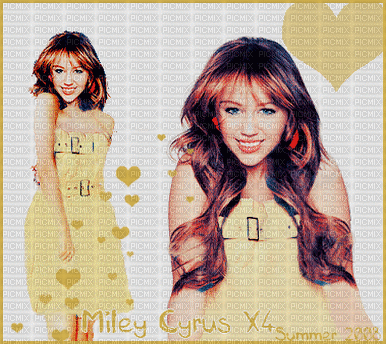 Miley Cyrus - Gratis animerad GIF
