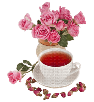 Kaz_Creations Coffee Tea Cup Saucer - png gratis