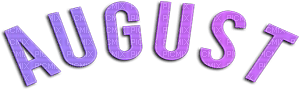 soave text august purple - PNG gratuit