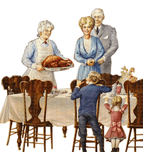 Rena Thanksgiving Family Familie - bezmaksas png