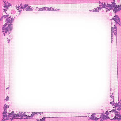 Frame.Pink.Purple.White - By KittyKatLuv65 - PNG gratuit