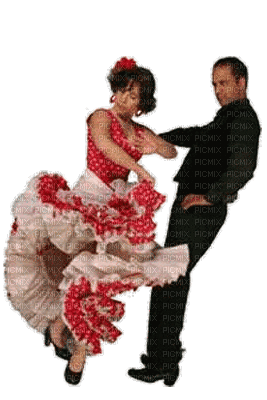couple danseur HD - GIF animé gratuit