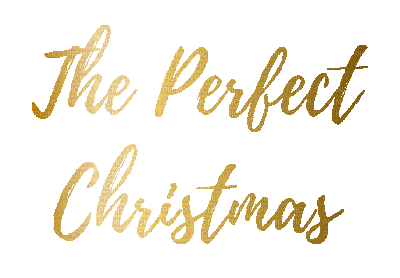 Christmas."The perfect Christmas".gold.Text.Victoriabea - GIF animate gratis