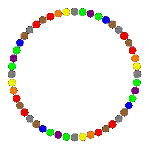 circle colorful - GIF animé gratuit