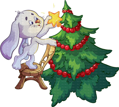 christmas hare by nataliplus - Free PNG