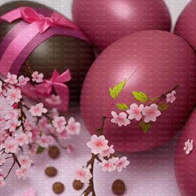 Pink Easter Background - png gratuito
