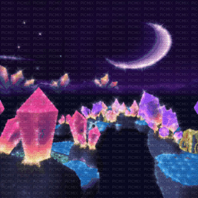 Crystal Islands - Безплатен анимиран GIF