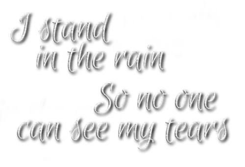 I stand in the rain 🏵asuna.yuuki🏵 - ingyenes png