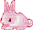pink bunny - GIF เคลื่อนไหวฟรี