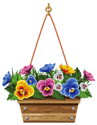 Kaz_Creations Spring Deco Flowers - PNG gratuit
