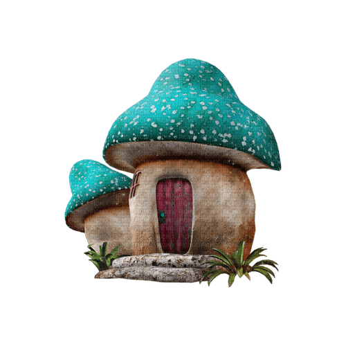 kikkapink deco scrap fantasy mushroom - бесплатно png
