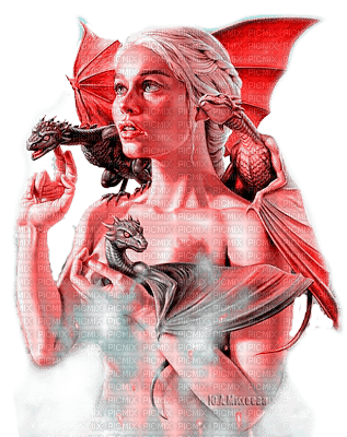 Y.A.M._Fantasy woman dragon - 免费PNG