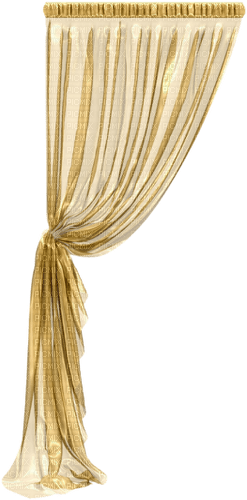 gold curtain - 免费PNG