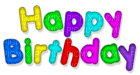 Kaz_Creations Deco Birthday Text Happy Birthday - zdarma png