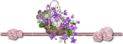 barre fleurie - Ilmainen animoitu GIF