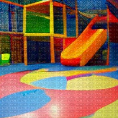 Indoor Play Area with Slide - png ฟรี