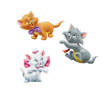 Kaz_Creations Cute Cats Cartoon - PNG gratuit