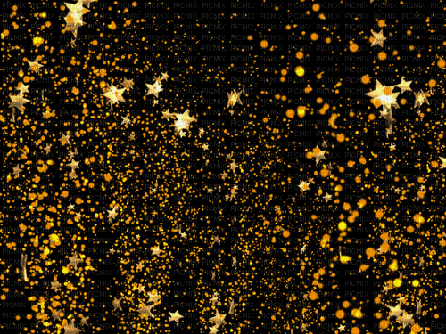 gold glitter stars background - GIF animate gratis