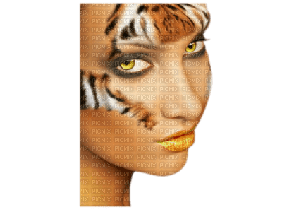 woman animal face bp - PNG gratuit