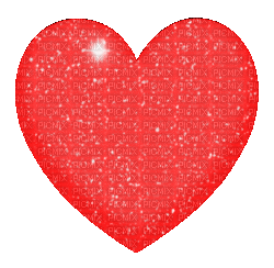 red glitter heart - Ingyenes animált GIF