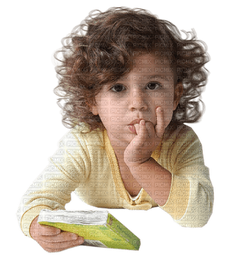 Kaz_Creations Baby Enfant Child Girl Book - PNG gratuit