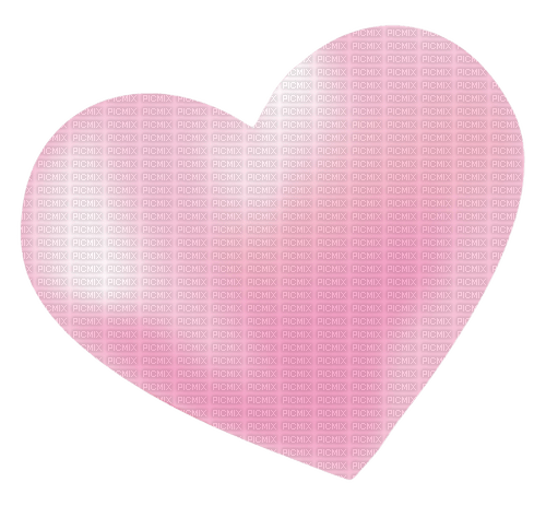 light pink heart - nemokama png