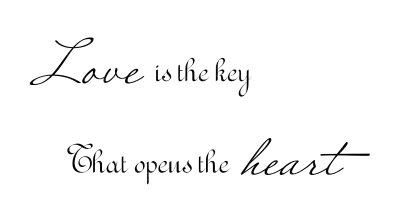 Love is the key - 免费PNG