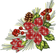 MMarcia gif flores de Natal fleur noel - Безплатен анимиран GIF