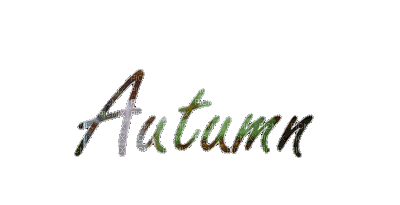 Autumn Text Gif - Bogusia - Zdarma animovaný GIF