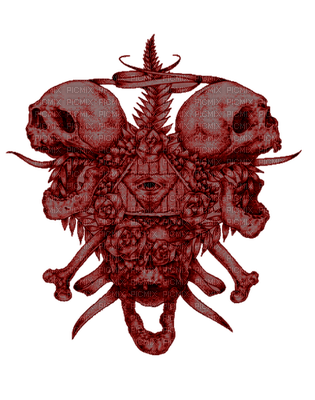 Gothic skull by nataliplus - besplatni png