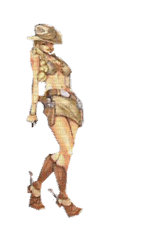 cowgirl bp - GIF animado grátis