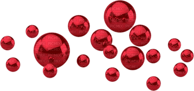 Kaz_Creations Deco Scrap Colours Red Balls - nemokama png