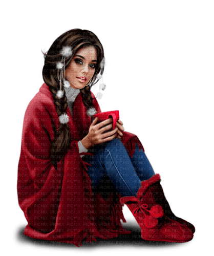 winter woman by nataliplus - 無料png