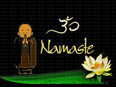 Namaste - Animovaný GIF zadarmo