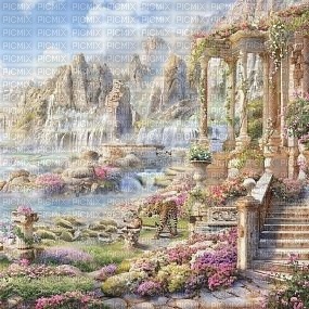 fantasy pastel background - png grátis