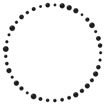 black circle frame - Free PNG