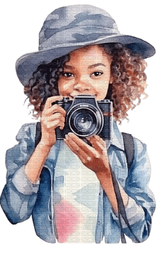 sm3 child camera travel cute image png blue - δωρεάν png