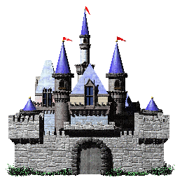 CHATEAU  burg castle medieval gif anime animated animation tube deco - GIF animé gratuit