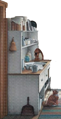 Küchenmöbel - GIF animasi gratis