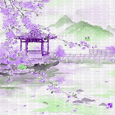 kikkapink background animated oriental - 免费动画 GIF