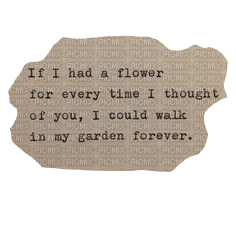 Flower garden love aesthetic text [Basilslament] - Free PNG