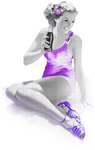 soave woman vintage pin up coca cola summer beach - 免费PNG