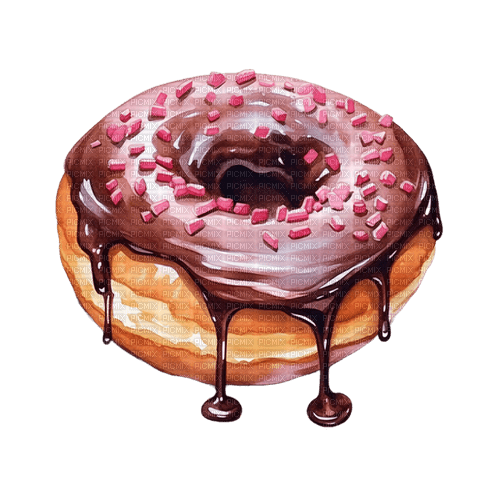 chocolate donut Bb2 - фрее пнг