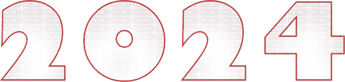 sm3 white 2024 bold numbers transparency - gratis png