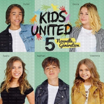 Album Kids United en stamp (stamp clem27) - безплатен png